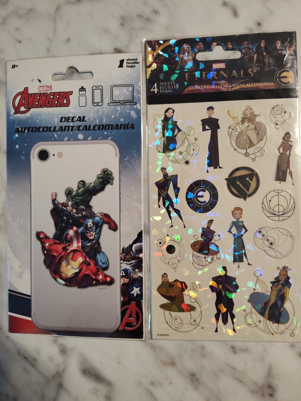 Marvel Avengers Stickers, And Decal Sheet New Unused